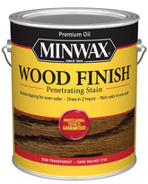 Minwax Wood Finish 71012000 Wood Stain, Dark Walnut, Liquid, 1 gal, Can